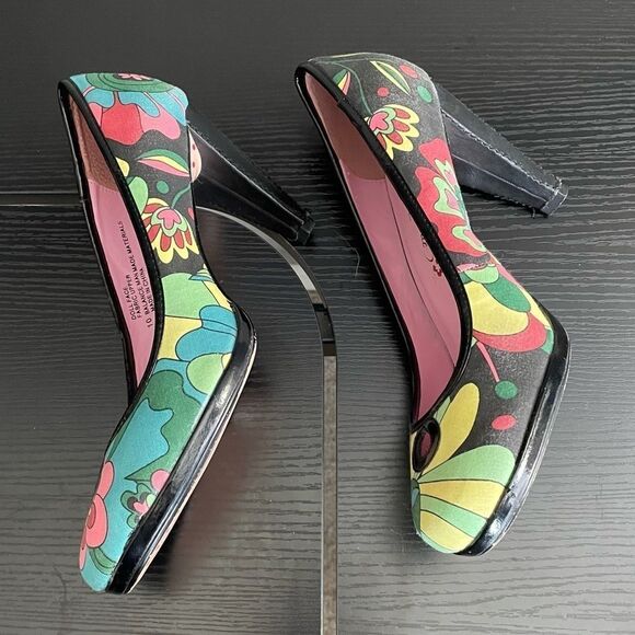 Poetic Licence Doll Face Colorful Fabric Upper With Leather Heel, 10 - Picture 11 of 16